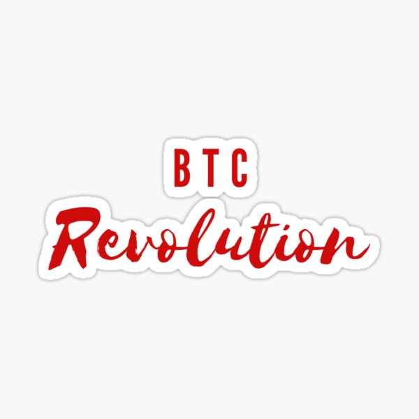 Révolution BTC Sticker
