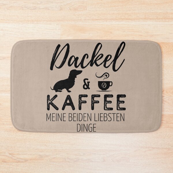 Item preview, Dachshund & Coffee Print designed and sold by TheDachshund.
