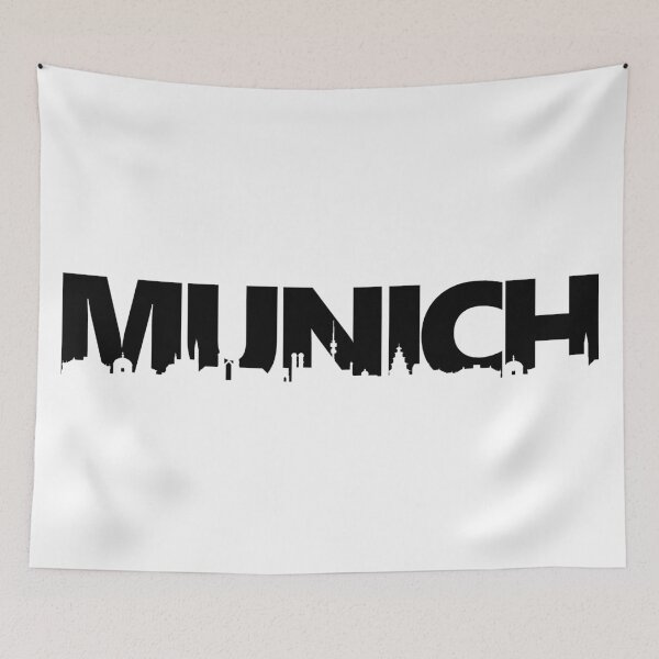 Item preview, Munich Text Skyline designed and sold by DannyAndCo.