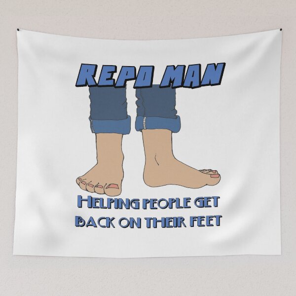 Item preview, Helping People Get Back on Their Feet Repo man career humor designed and sold by dallastxart.