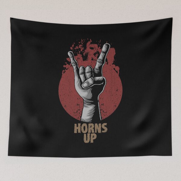 Item preview, Devil Horns Up Rock n Roll Heavy Metal  designed and sold by h44k0n.