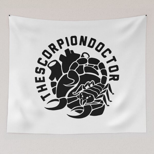 Item preview, Scorpiondoctor Logo Text Black designed and sold by scorpiondoctor.