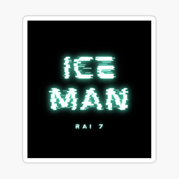 Kimi Räikkönen Iceman RAI 7 | Formel Eins Sticker