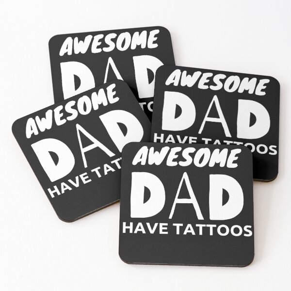 Item preview, Awesome Dad Have Tattoos designed and sold by sharifum9.