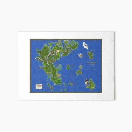 Item preview, Ultima Online Map designed and sold by Posterzilla.