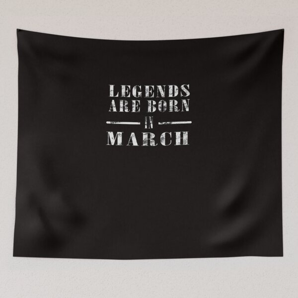 Item preview, LEGENDS ARE BORN IN MARCH designed and sold by CR-SHOP.