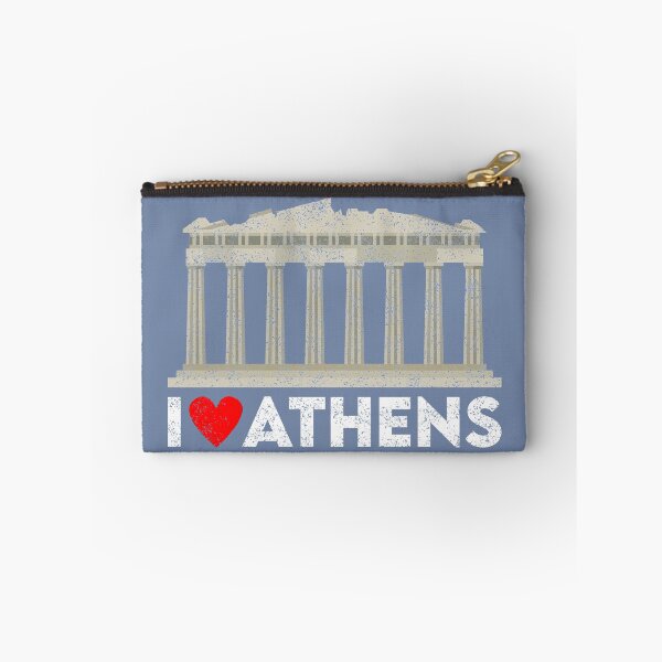 Item preview, I Heart Athens, Greece with Parthenon Landmark (Acropolis) designed and sold by Happy Puppy Print On Demand.