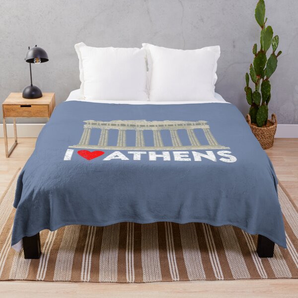 Item preview, I Heart Athens, Greece with Parthenon Landmark (Acropolis) designed and sold by Happy Puppy Print On Demand.