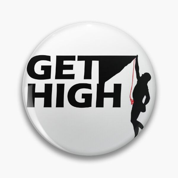 Item preview, Get High Bouldering Climbing Mountaineering Mountains designed and sold by DerNerd.