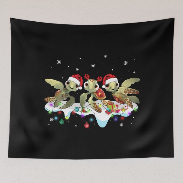 Item preview, Cute Santa Turtles Christmas Light Shirt Sea Turtle Lovers Xmas Matching Pajamas T Shirt designed and sold by tuanitus.