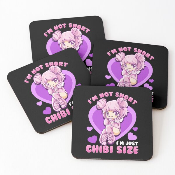 Item preview, I'm Not Short I'm Just Chibi Size Cute Anime Girl designed and sold by perfectpresents.