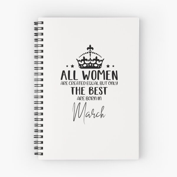 Item preview, All women are created equal but only the best are born in march designed and sold by CR-SHOP.