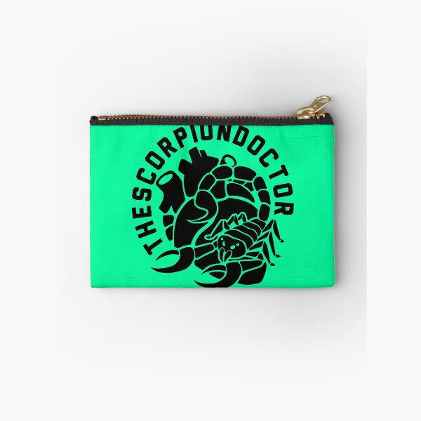Item preview, Scorpiondoctor Logo Text Black on Mint designed and sold by scorpiondoctor.