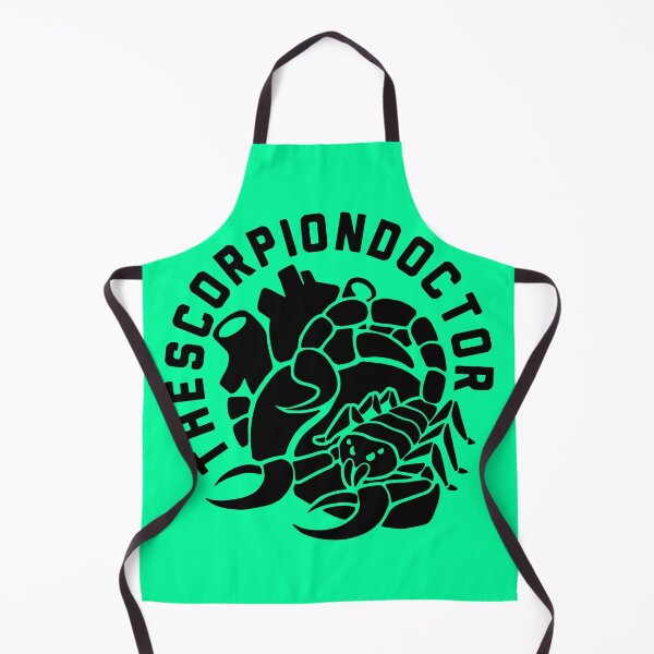 Item preview, Scorpiondoctor Logo Text Black on Mint designed and sold by scorpiondoctor.