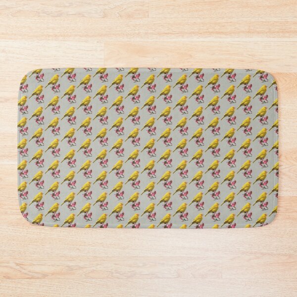 Item preview, Saffron Finch on flowers designed and sold by NJartbyNJacobson.