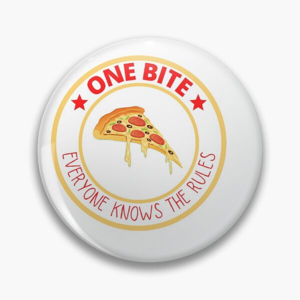 Item preview, One Bite Pizza Everybody Knows The Rules - Pizza Lover Sticker Pack designed and sold by NewLifePlanners.