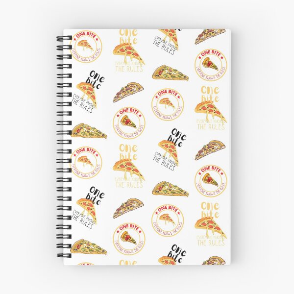 Item preview, One Bite Pizza Everybody Knows The Rules - Pizza Lover Sticker Pack designed and sold by NewLifePlanners.