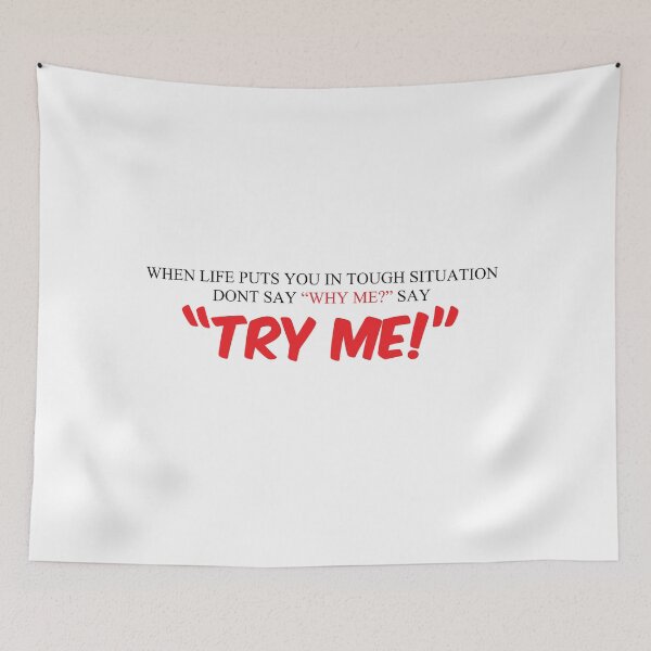 Item preview, Just Try Me designed and sold by Jozy-Merch.