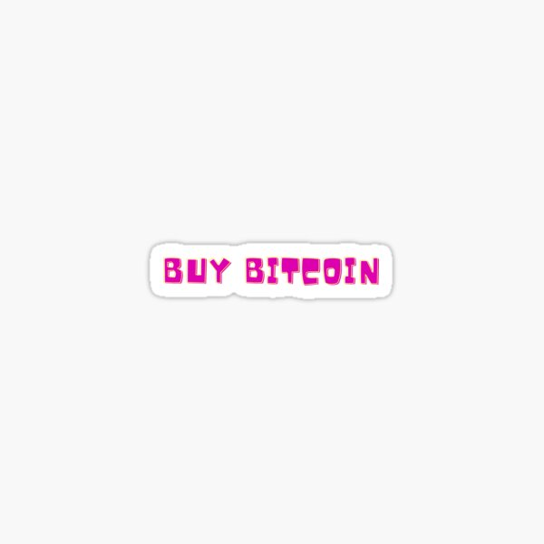 Acheter Bitcoin Sticker