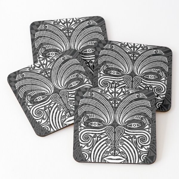 Item preview, Maori face Ta Moko designed and sold by tattoocreater.