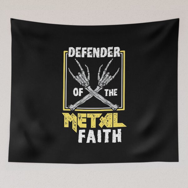 Item preview, Heavy Metal Defender of the Faith Horns Up Vintage  designed and sold by h44k0n.