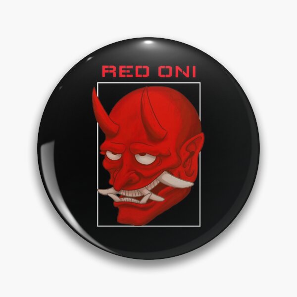 Item preview, Red Oni - Japanese Icons designed and sold by ManiaTeec.