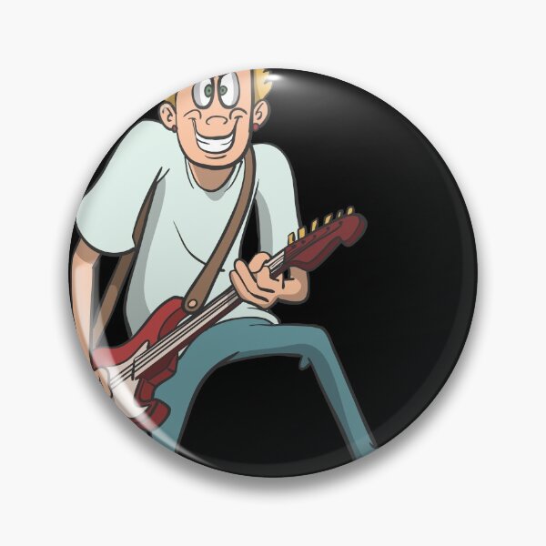 Item preview, Rock guitarist jumps with guitar designed and sold by Monkey Ful.