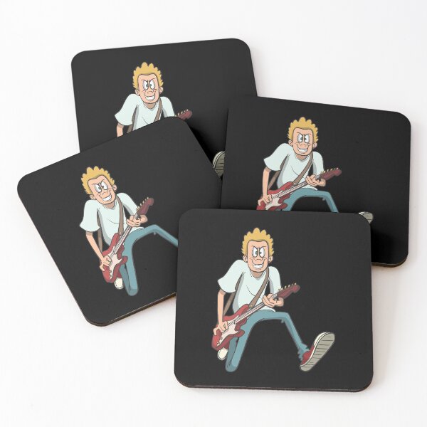 Item preview, Rock guitarist jumps with guitar designed and sold by Monkey Ful.