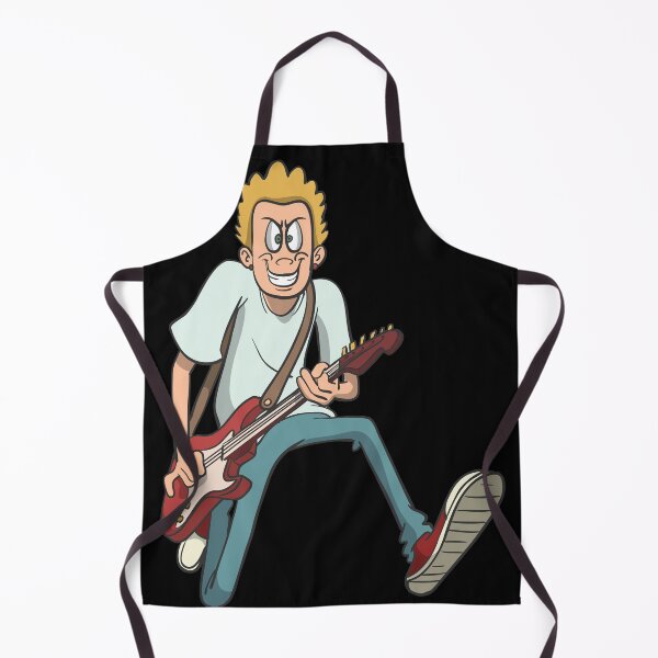 Item preview, Rock guitarist jumps with guitar designed and sold by Monkey Ful.