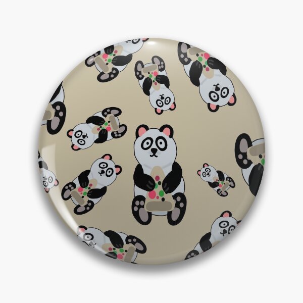 Item preview, Pandas with Pizza pattern  designed and sold by Antiope33.