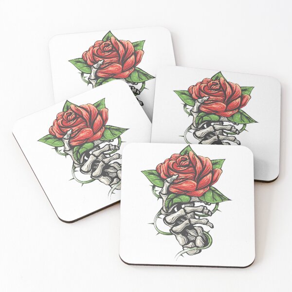 Item preview, Skeleton hand rose  designed and sold by Afra 8.