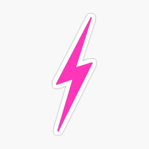 LV Logo Pink Lightning Bolt INSTANT DOWNLOAD print file PNG