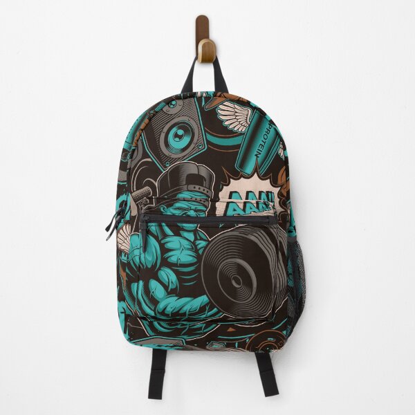 Item preview, Gym Graffiti Pattern designed and sold by Vector Scout Lab.