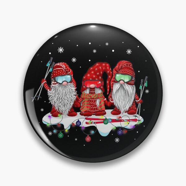 Item preview, Funny Xmas Gnomes Skiing Team Shirt Snowboarding Gnome Christmas Sports Lovers T Shirt designed and sold by tuanitus.