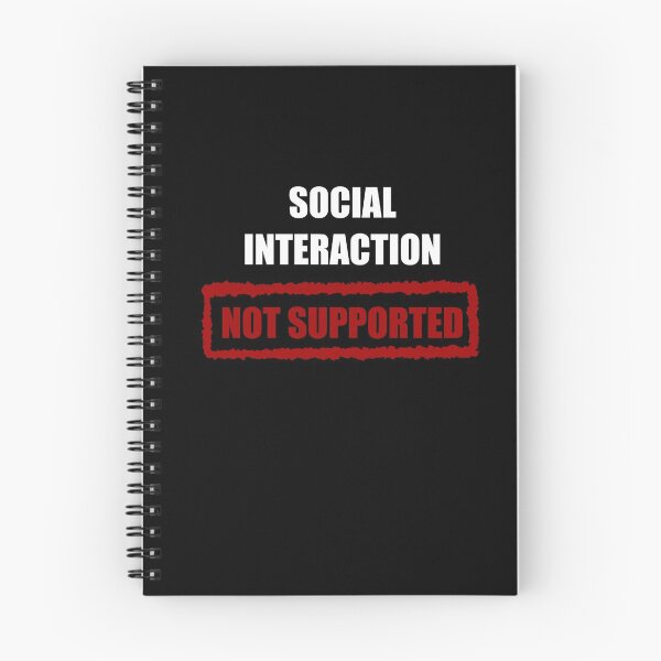 Item preview, Social interaction not supported designed and sold by CricketDoodles.