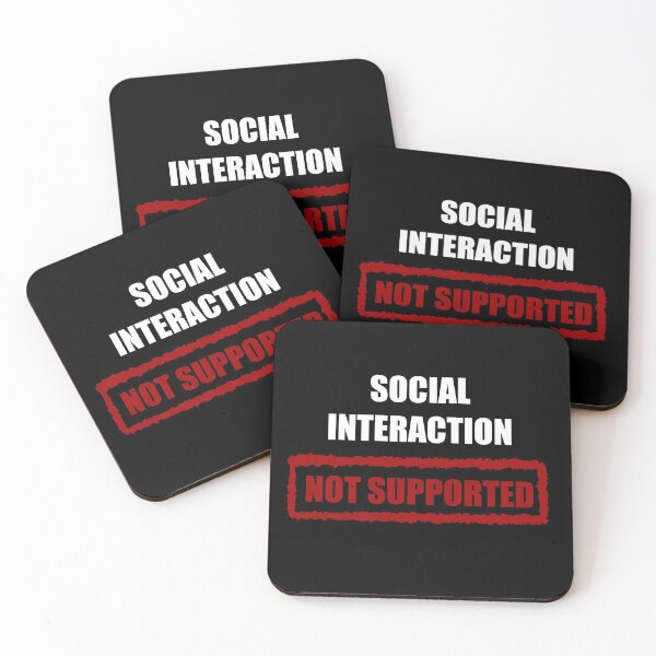 Item preview, Social interaction not supported designed and sold by CricketDoodles.