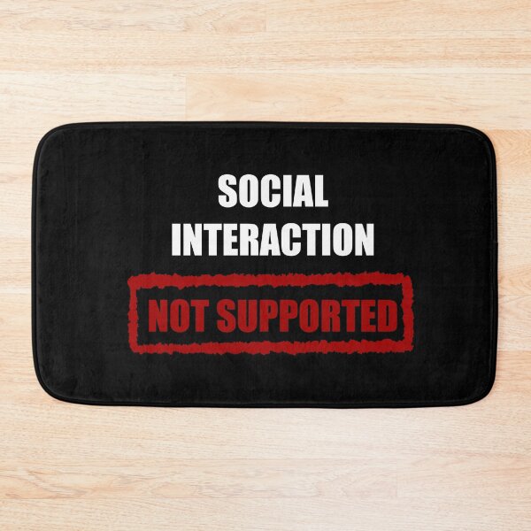 Item preview, Social interaction not supported designed and sold by CricketDoodles.