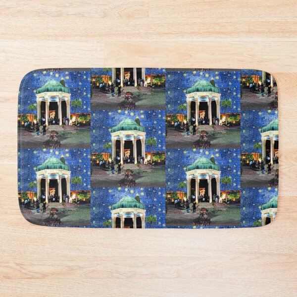 Item preview, Tomb of Great persian poet Hafez under the starry night designed and sold by Mehrzad Hatami.