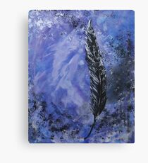 The Black Feather Canvas Print