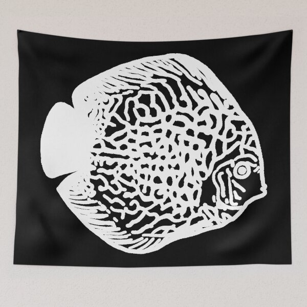 Item preview, White Discus Fish  designed and sold by CaptinAubs.