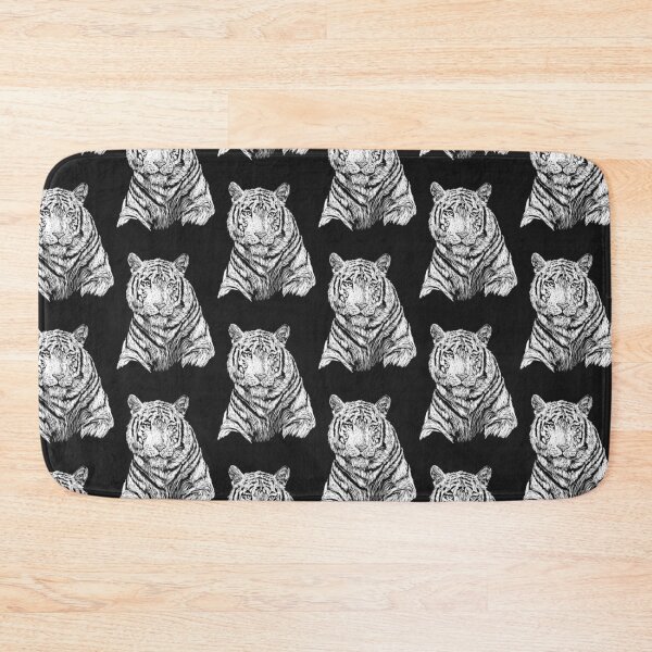 Item preview, White Tiger Scratch Art (transparent bg) designed and sold by jakeenglish69.