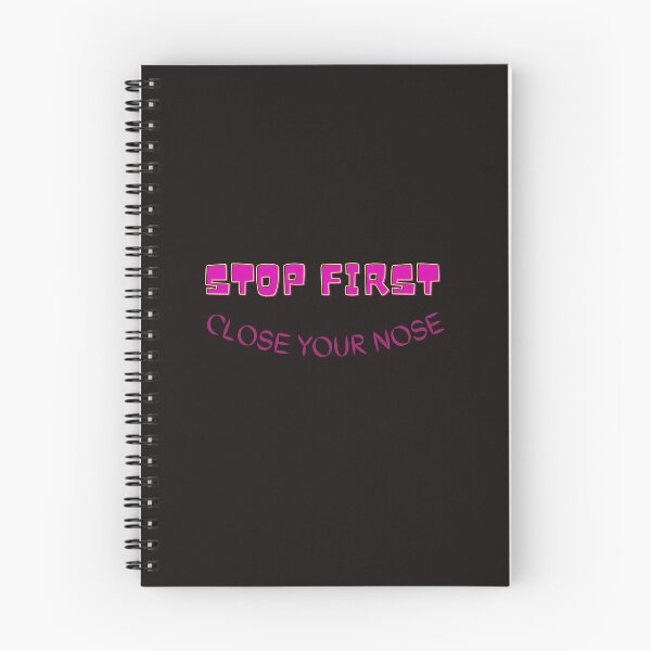 Item preview, STOP FIRST CLOSE YOUR NOSE,Colorful Text Fabric Face Mask, Adult Size designed and sold by Phanthila.