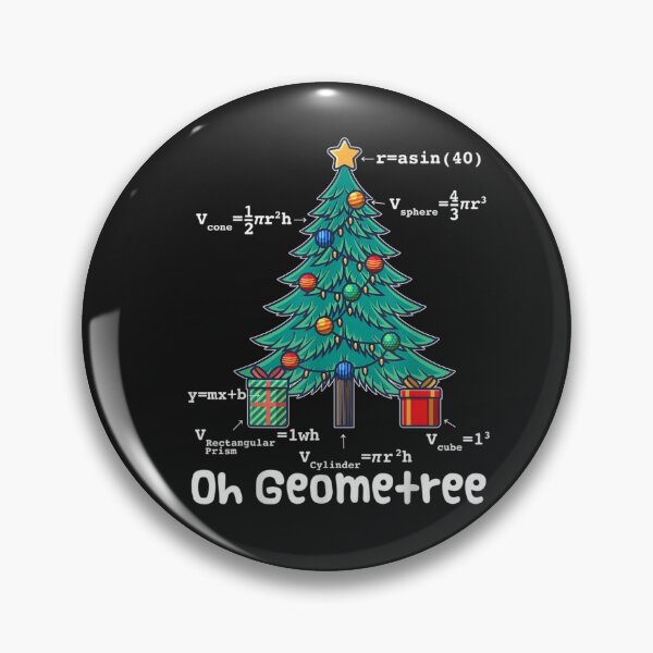 Item preview, Oh Geometree Funny Math Geometry Christmas Tree Teacher designed and sold by josephvinson689.