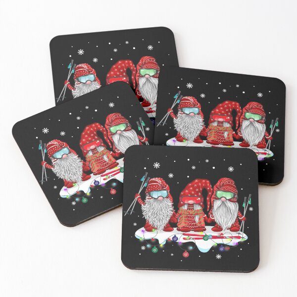 Item preview, Funny Xmas Gnomes Skiing Team Shirt Snowboarding Gnome Christmas Sports Lovers T Shirt designed and sold by tuanitus.