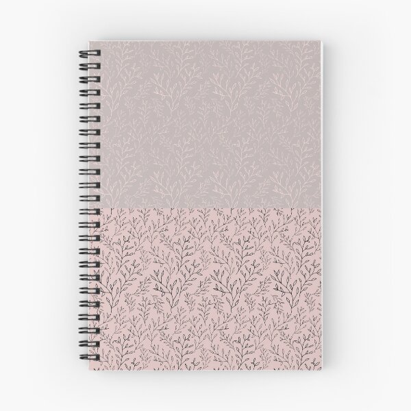 Item preview, Tree Vine Seamless Pattern in Taupe and Pink (Horizontal) designed and sold by squishyrainbow.