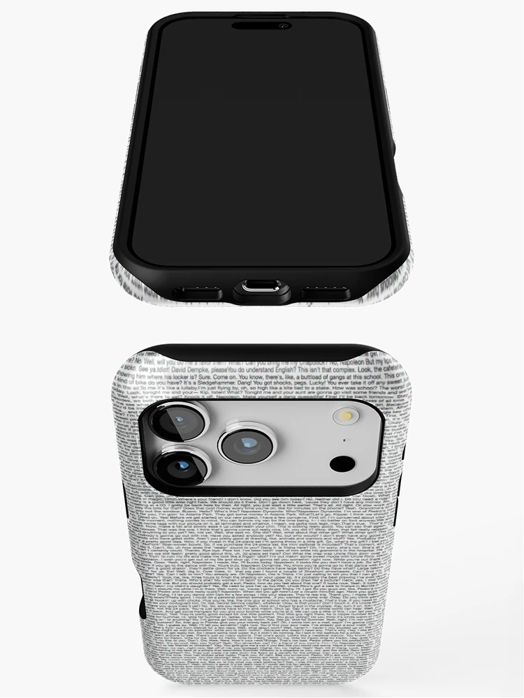 Thumbnail 3 of 4, iPhone Case, Napoleon Dynamite Script designed and sold by withrow.
