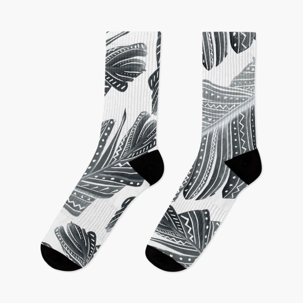 Item preview, Black & White Boho Banana Leaves #1 #tropical #decor #art designed and sold by Anita's & Bella's Art.