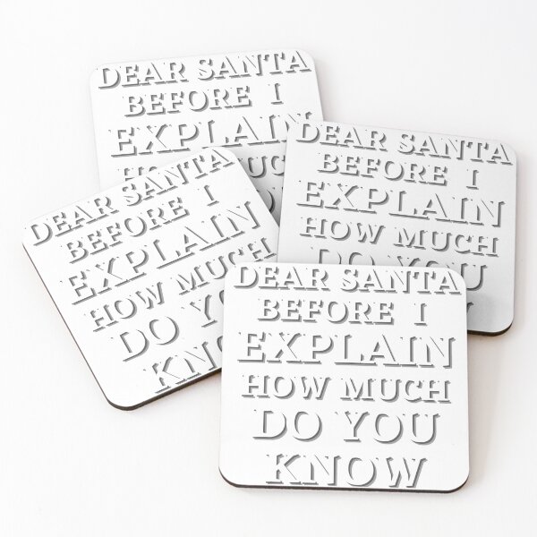 Item preview, Querido Santa, antes de explicar cuánto sabes designed and sold by Vibing-Right.