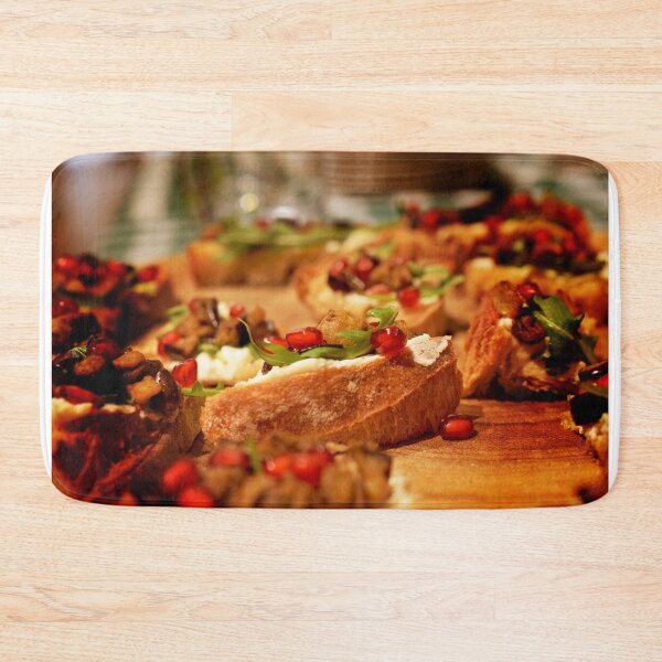 Item preview, Cashew cream cheese, roasted aubergine and pomegranate designed and sold by PhotoCDesign.