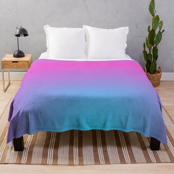 Item preview, Minimal Rainbow Digital Painting - Pink and Blue designed and sold by TaniaRays.